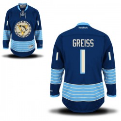 Thomas Greiss Pittsburgh Penguins Reebok Premier Royal Blue Alternate Jersey