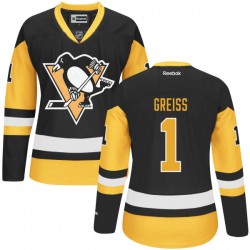 Thomas Greiss Pittsburgh Penguins Reebok Premier Black Alternate Jersey