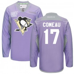 Blake Comeau Pittsburgh Penguins Reebok Authentic Purple 2016 Hockey Fights Cancer Practice Jersey