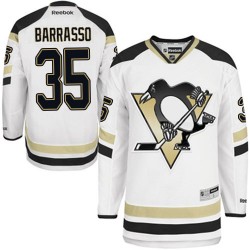 Tom Barrasso Pittsburgh Penguins Reebok Authentic White 2014 Stadium Series Jersey