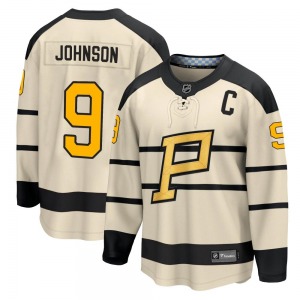 Mark Johnson Pittsburgh Penguins Fanatics Branded Cream 2023 Winter Classic Jersey