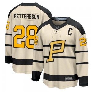 Marcus Pettersson Pittsburgh Penguins Fanatics Branded Cream 2023 Winter Classic Jersey
