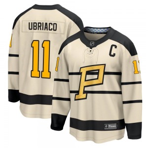 Gene Ubriaco Pittsburgh Penguins Fanatics Branded Cream 2023 Winter Classic Jersey