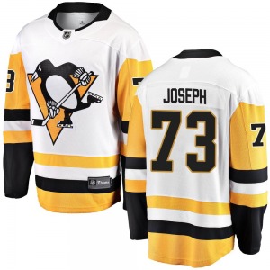 Youth Pierre-Olivier Joseph Pittsburgh Penguins Fanatics Branded Breakaway White Away Jersey