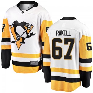 Youth Rickard Rakell Pittsburgh Penguins Fanatics Branded Breakaway White Away Jersey