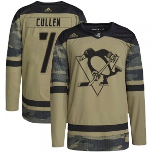 Youth Matt Cullen Pittsburgh Penguins Adidas Authentic Camo Military Appreciation Practice Jersey