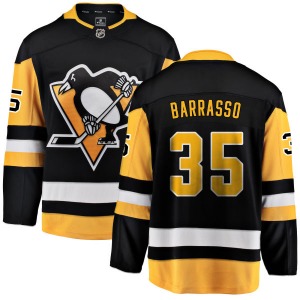 Tom Barrasso Pittsburgh Penguins Fanatics Branded Breakaway Black Home Jersey