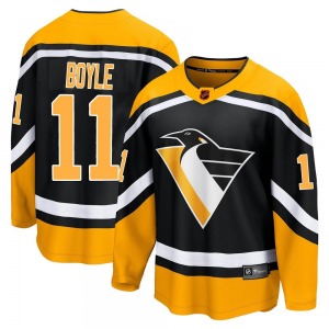 Brian Boyle Pittsburgh Penguins Fanatics Branded Breakaway Black Special Edition 2.0 Jersey