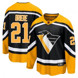 Michel Briere Pittsburgh Penguins Fanatics Branded Breakaway Black Special Edition 2.0 Jersey