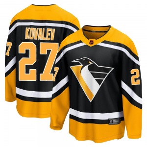 Alex Kovalev Pittsburgh Penguins Fanatics Branded Breakaway Black Special Edition 2.0 Jersey