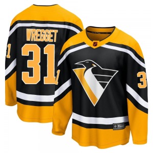Ken Wregget Pittsburgh Penguins Fanatics Branded Breakaway Black Special Edition 2.0 Jersey