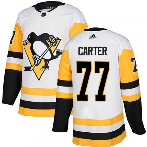 Youth Jeff Carter Pittsburgh Penguins Adidas Authentic White Away Jersey