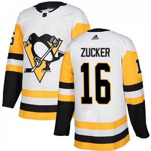 Youth Jason Zucker Pittsburgh Penguins Adidas Authentic White Away Jersey