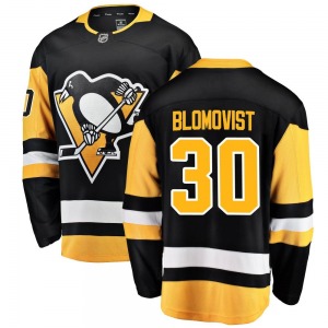 Joel Blomqvist Pittsburgh Penguins Fanatics Branded Breakaway Black Home Jersey