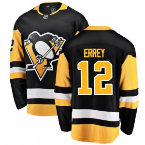 Bob Errey Pittsburgh Penguins Fanatics Branded Breakaway Black Home Jersey