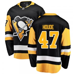 Samuel Houde Pittsburgh Penguins Fanatics Branded Breakaway Black Home Jersey