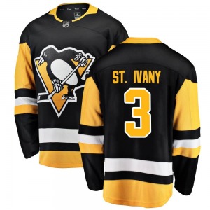 Jack St. Ivany Pittsburgh Penguins Fanatics Branded Breakaway Black Home Jersey