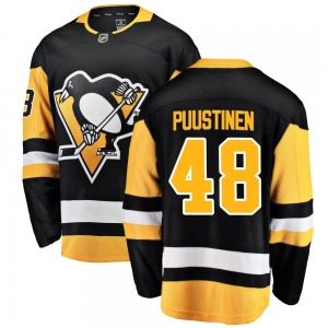 Valtteri Puustinen Pittsburgh Penguins Fanatics Branded Breakaway Black Home Jersey