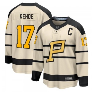 Youth Rick Kehoe Pittsburgh Penguins Fanatics Branded Cream 2023 Winter Classic Jersey