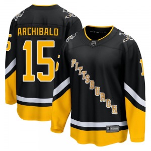 Josh Archibald Pittsburgh Penguins Fanatics Branded Premier Black 2021/22 Alternate Breakaway Player Jersey