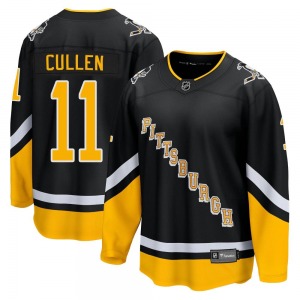 John Cullen Pittsburgh Penguins Fanatics Branded Premier Black 2021/22 Alternate Breakaway Player Jersey