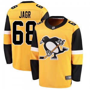 Youth Jaromir Jagr Pittsburgh Penguins Fanatics Branded Breakaway Gold Alternate Jersey