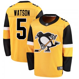 Youth Bryan Watson Pittsburgh Penguins Fanatics Branded Breakaway Gold Alternate Jersey
