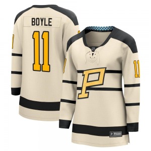 Women's Brian Boyle Pittsburgh Penguins Fanatics Branded Cream 2023 Winter Classic Jersey