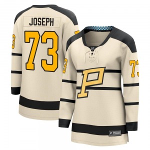 Women's Pierre-Olivier Joseph Pittsburgh Penguins Fanatics Branded Cream 2023 Winter Classic Jersey