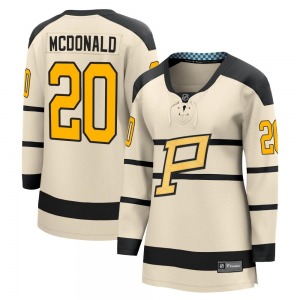Women's Ab Mcdonald Pittsburgh Penguins Fanatics Branded Cream 2023 Winter Classic Jersey