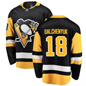 Youth Alex Galchenyuk Pittsburgh Penguins Fanatics Branded Breakaway Black Home Jersey
