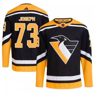 Pierre-Olivier Joseph Pittsburgh Penguins Adidas Authentic Black Reverse Retro 2.0 Jersey