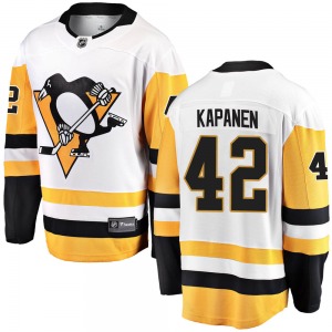 Kasperi Kapanen Pittsburgh Penguins Fanatics Branded Breakaway White Away Jersey