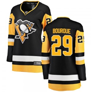Women's Phil Bourque Pittsburgh Penguins Fanatics Branded Breakaway Black Home Jersey