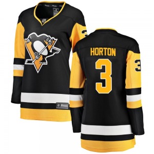 Women's Tim Horton Pittsburgh Penguins Fanatics Branded Breakaway Black Home Jersey