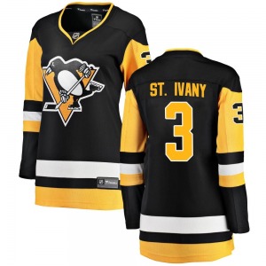 Women's Jack St. Ivany Pittsburgh Penguins Fanatics Branded Breakaway Black Home Jersey