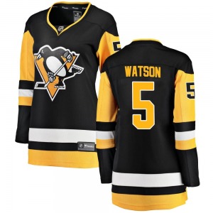 Women's Bryan Watson Pittsburgh Penguins Fanatics Branded Breakaway Black Home Jersey