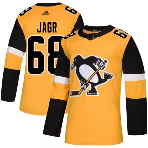 Jaromir Jagr Pittsburgh Penguins Adidas Authentic Gold Alternate Jersey