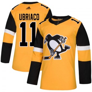 Gene Ubriaco Pittsburgh Penguins Adidas Authentic Gold Alternate Jersey