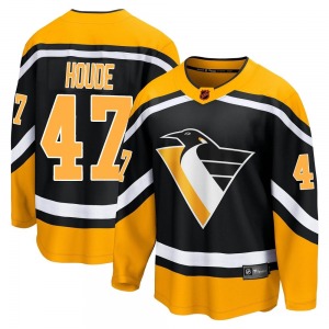 Youth Samuel Houde Pittsburgh Penguins Fanatics Branded Breakaway Black Special Edition 2.0 Jersey