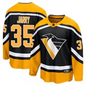 Youth Tristan Jarry Pittsburgh Penguins Fanatics Branded Breakaway Black Special Edition 2.0 Jersey