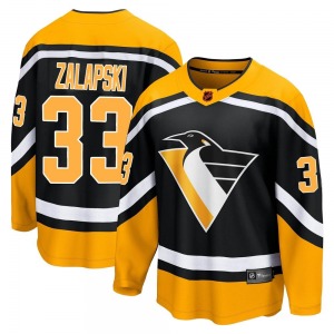 Youth Zarley Zalapski Pittsburgh Penguins Fanatics Branded Breakaway Black Special Edition 2.0 Jersey