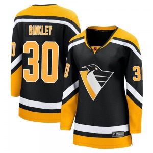 Women's Les Binkley Pittsburgh Penguins Fanatics Branded Breakaway Black Special Edition 2.0 Jersey