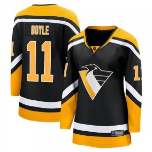 Women's Brian Boyle Pittsburgh Penguins Fanatics Branded Breakaway Black Special Edition 2.0 Jersey