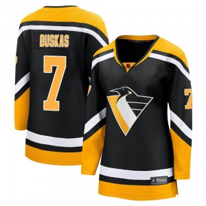 Women's Rod Buskas Pittsburgh Penguins Fanatics Branded Breakaway Black Special Edition 2.0 Jersey