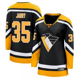 Women's Tristan Jarry Pittsburgh Penguins Fanatics Branded Breakaway Black Special Edition 2.0 Jersey