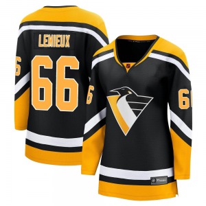 Women's Mario Lemieux Pittsburgh Penguins Fanatics Branded Breakaway Black Special Edition 2.0 Jersey