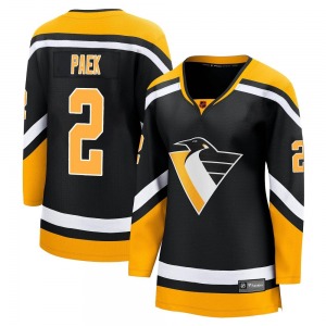 Women's Jim Paek Pittsburgh Penguins Fanatics Branded Breakaway Black Special Edition 2.0 Jersey