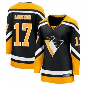 Women's Tomas Sandstrom Pittsburgh Penguins Fanatics Branded Breakaway Black Special Edition 2.0 Jersey