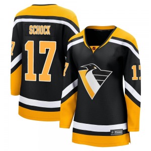 Women's Ron Schock Pittsburgh Penguins Fanatics Branded Breakaway Black Special Edition 2.0 Jersey